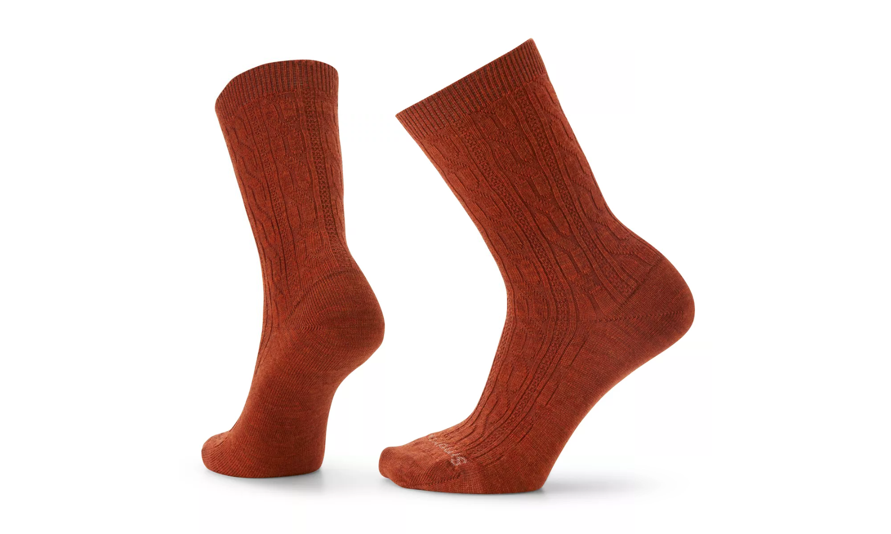 Women's Smartwool Everyday Cable Zero Cushion Ankle Socks Color:Women's Smartwool Everyday Cable Zero Cushion Crew Socks Color: Picante