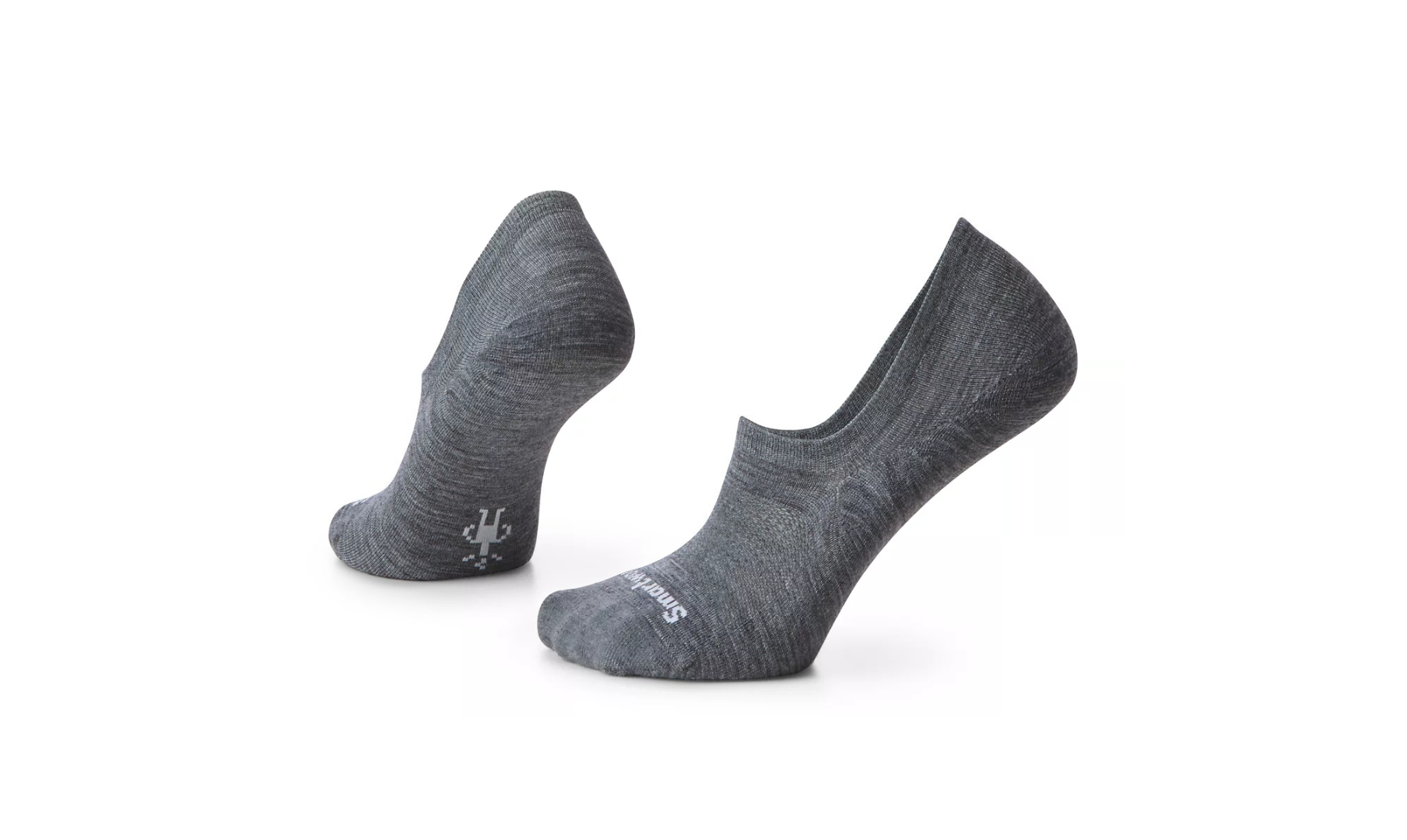 Smartwool Everyday No Show Zero Cushion Socks Color: Medium Gray 