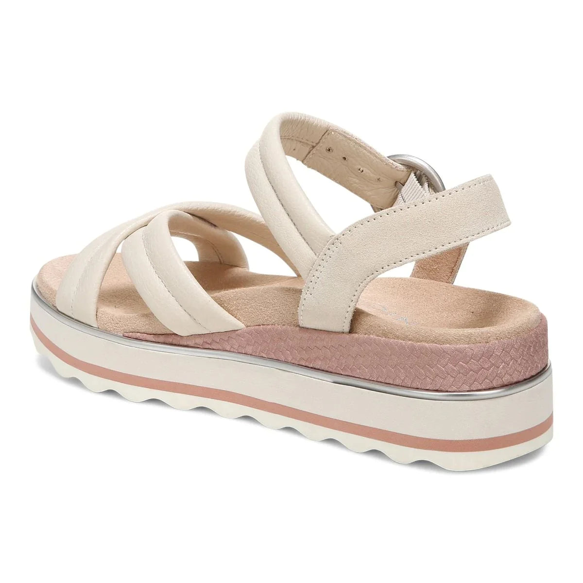 Women's Vionic Reyna Flatform Sandal Color: Cream