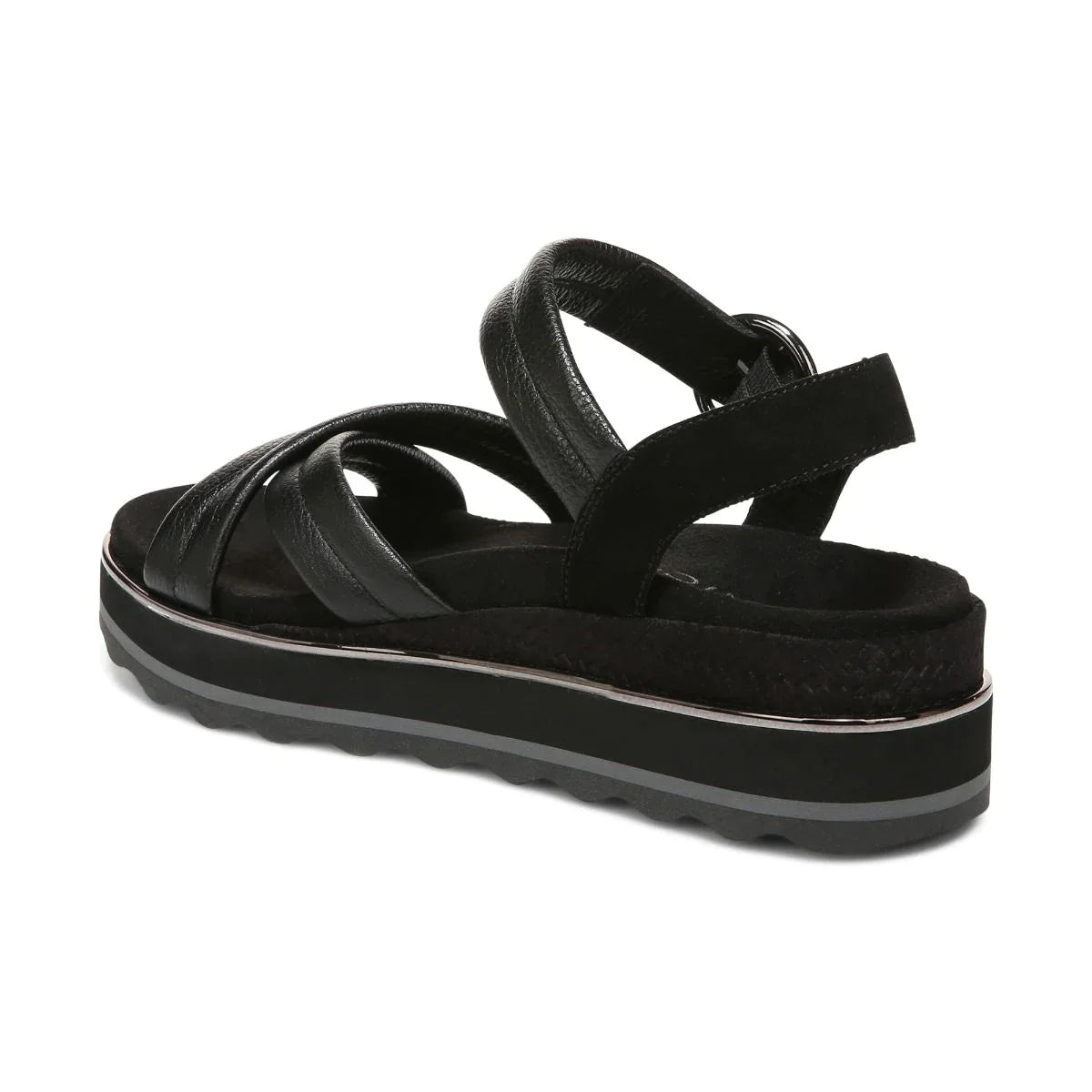 Women's Vionic Reyna Flatform Sandal Color: black