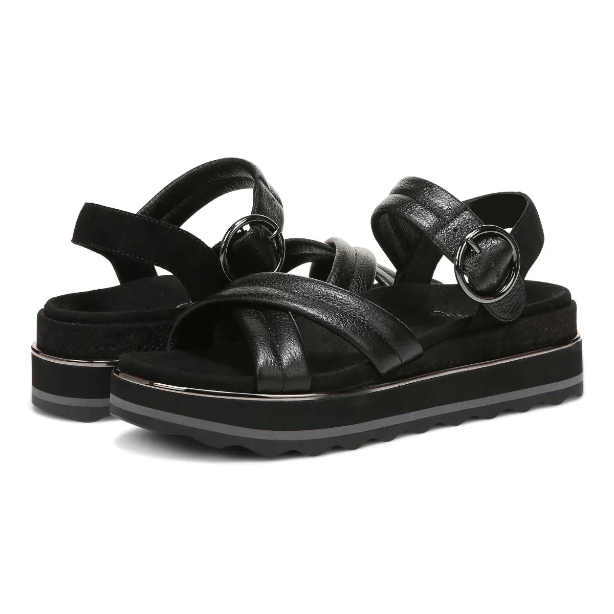 Women's Vionic Reyna Flatform Sandal Color: black