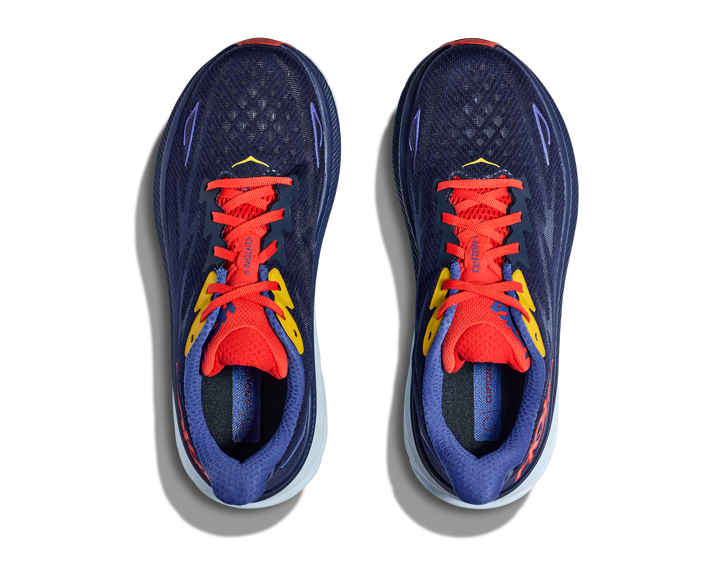 Men's Hoka One One Clifton 9 Color: Bellwether Blue / Dazzling Blue