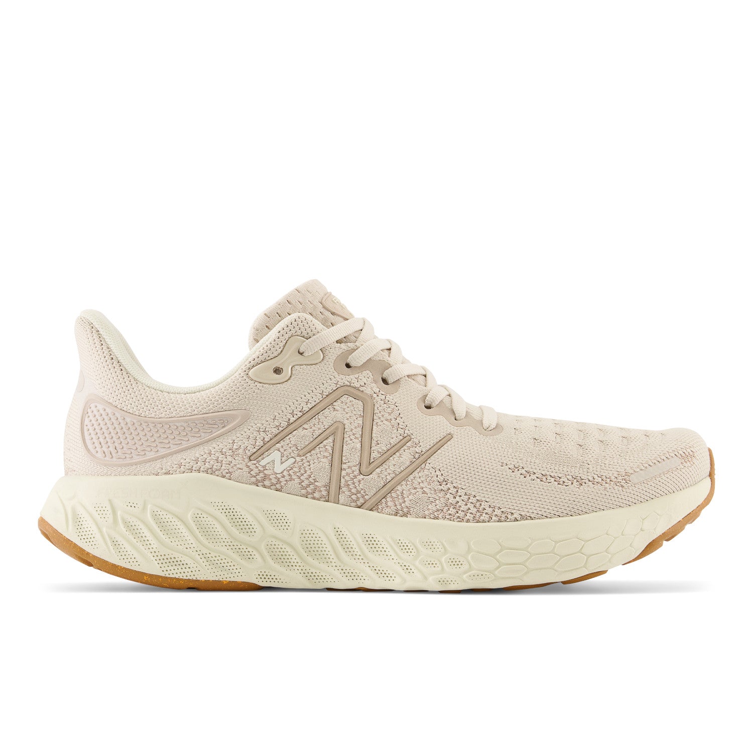Men's New Balance Fresh Foam X 1080v12 Lounge Around Color: Timberwolf with Turtledove and Mindful Grey