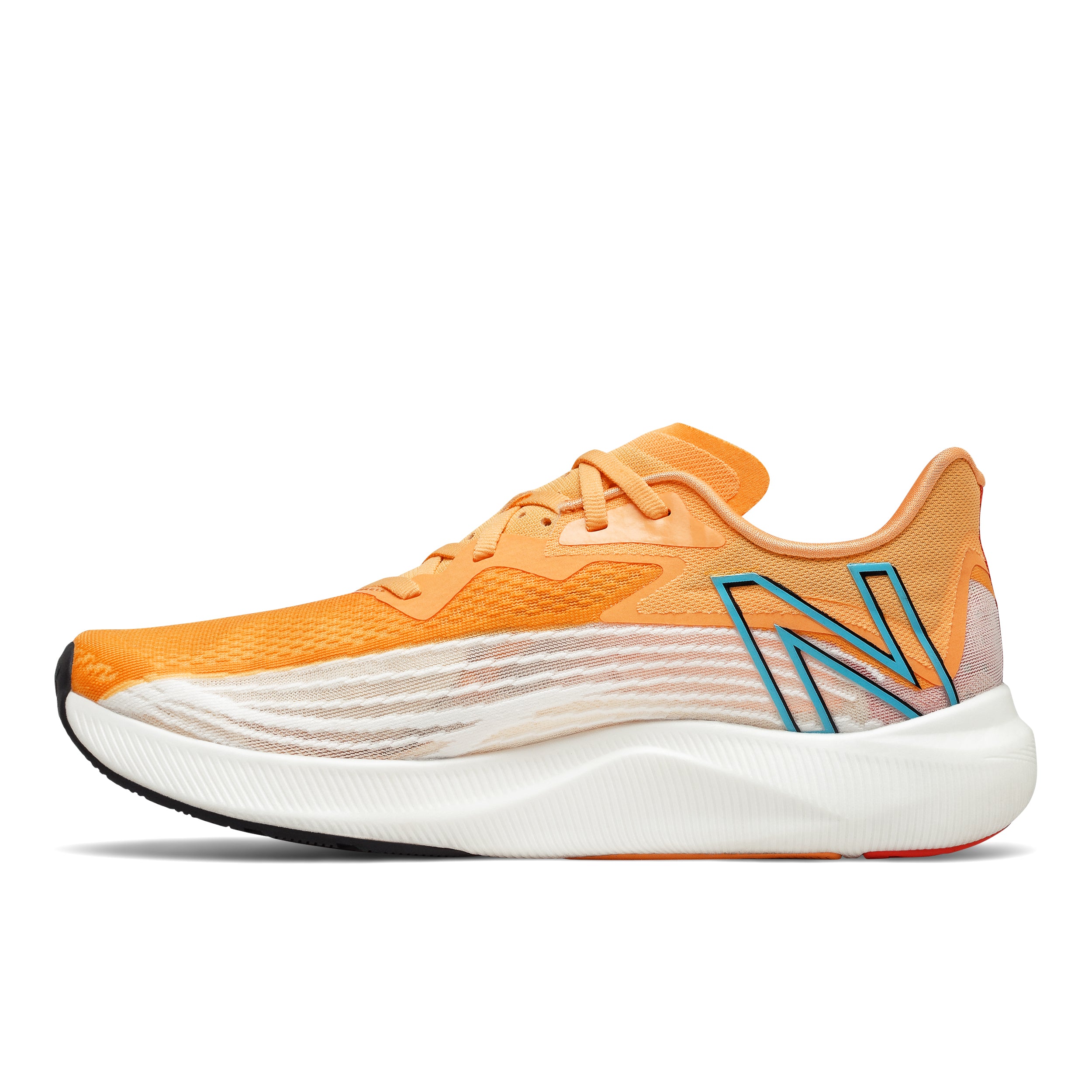 Men's New Balance FuelCell Rebel v2 White With Habanero
