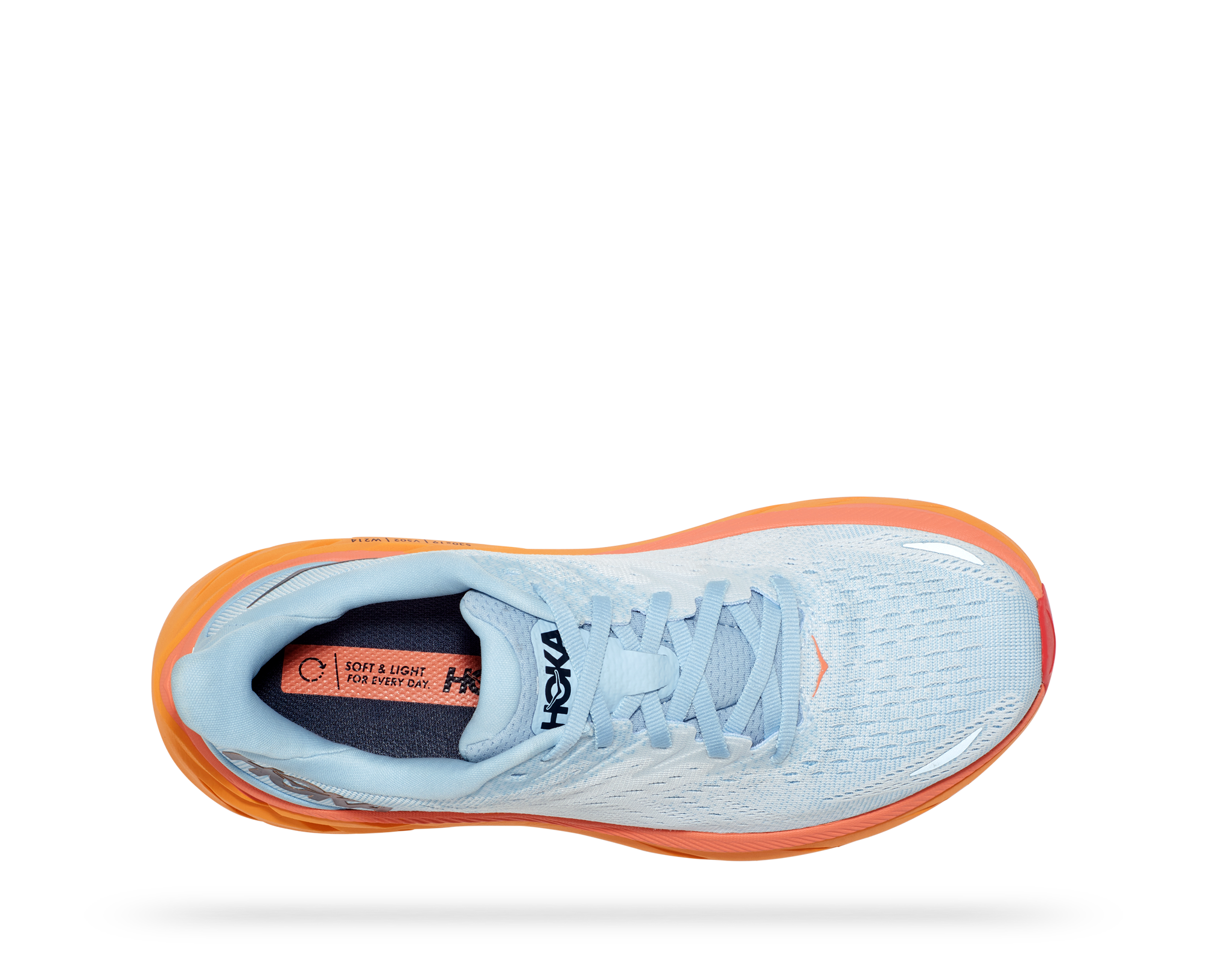 Women's Hoka One One Clifton 8 Color: Summer Song / Ice Flow