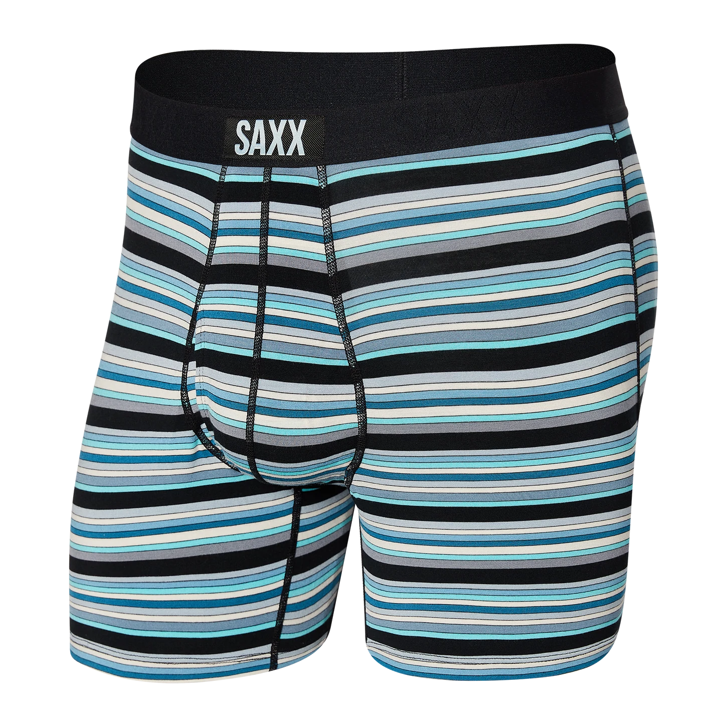 Men's Saxx Ultra Boxer Brief Design: Desert Stripe Blue