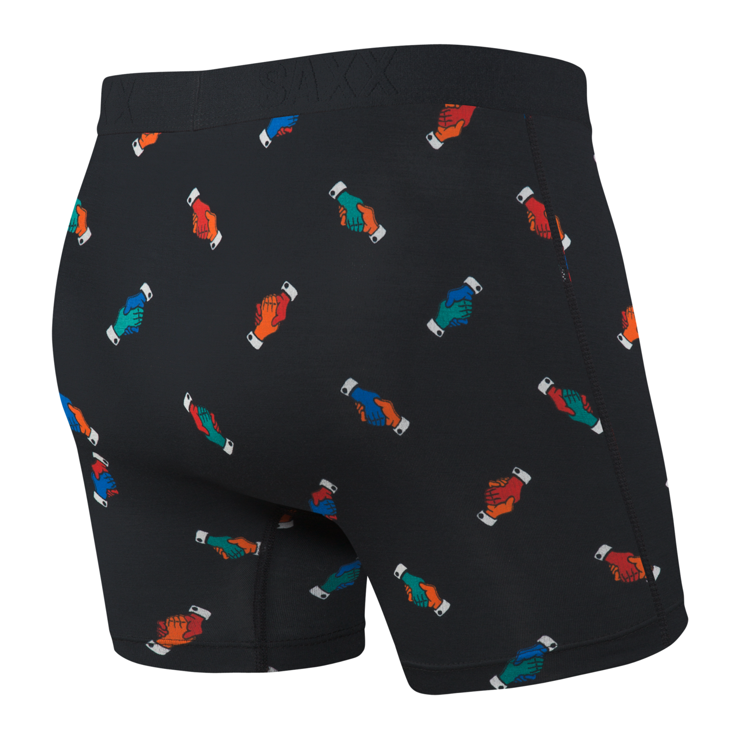 Men's Saxx Ultra Boxer Brief Design: Black Shake It Out